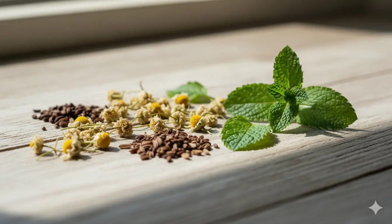 Doğal mide rahatlatıcı bitkiler